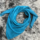 “Deep Teal”- 100% Jacquard Silk Wild Rag