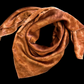 Silk Charmeuse Wild Rag- “Rust Tonal”