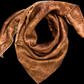 Silk Charmeuse Wild Rag- “Rust Tonal”