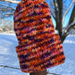 hand-dyed merino wool stocking cap beanie