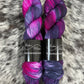 “Moody Magenta” Strong Twist Sock | Hand-Dyed Yarn