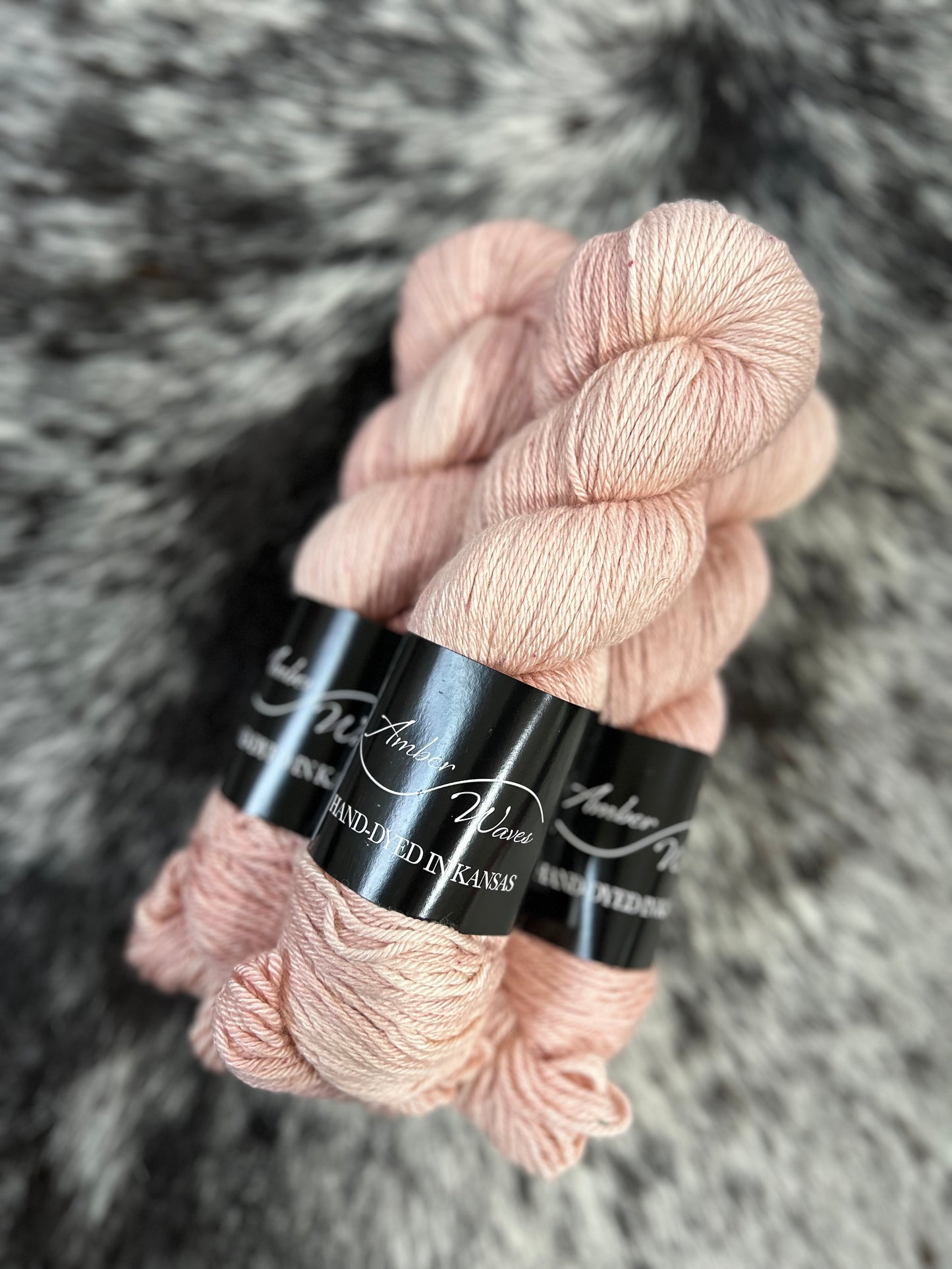 “Blush”- Natural Silk Merino DK | Hand-Dyed Yarn